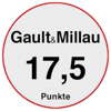 Auszeichnung Gault Millau 17,5 Punke