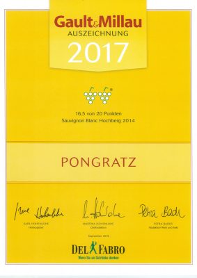 Urkunde Gault Millau 2017