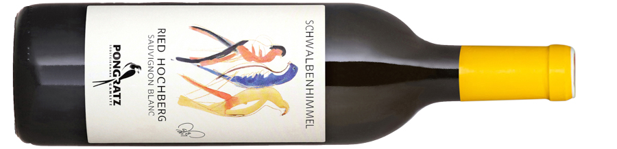 Schwalbenhimmel Sauvignon blanc Hochberg 750ml Flasche liegend